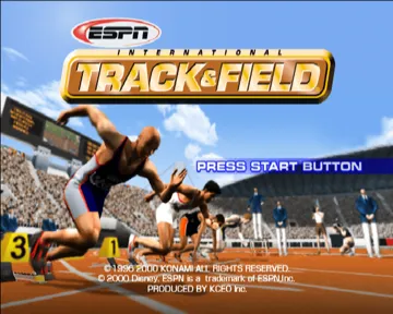 ESPN International Track & Field screen shot title